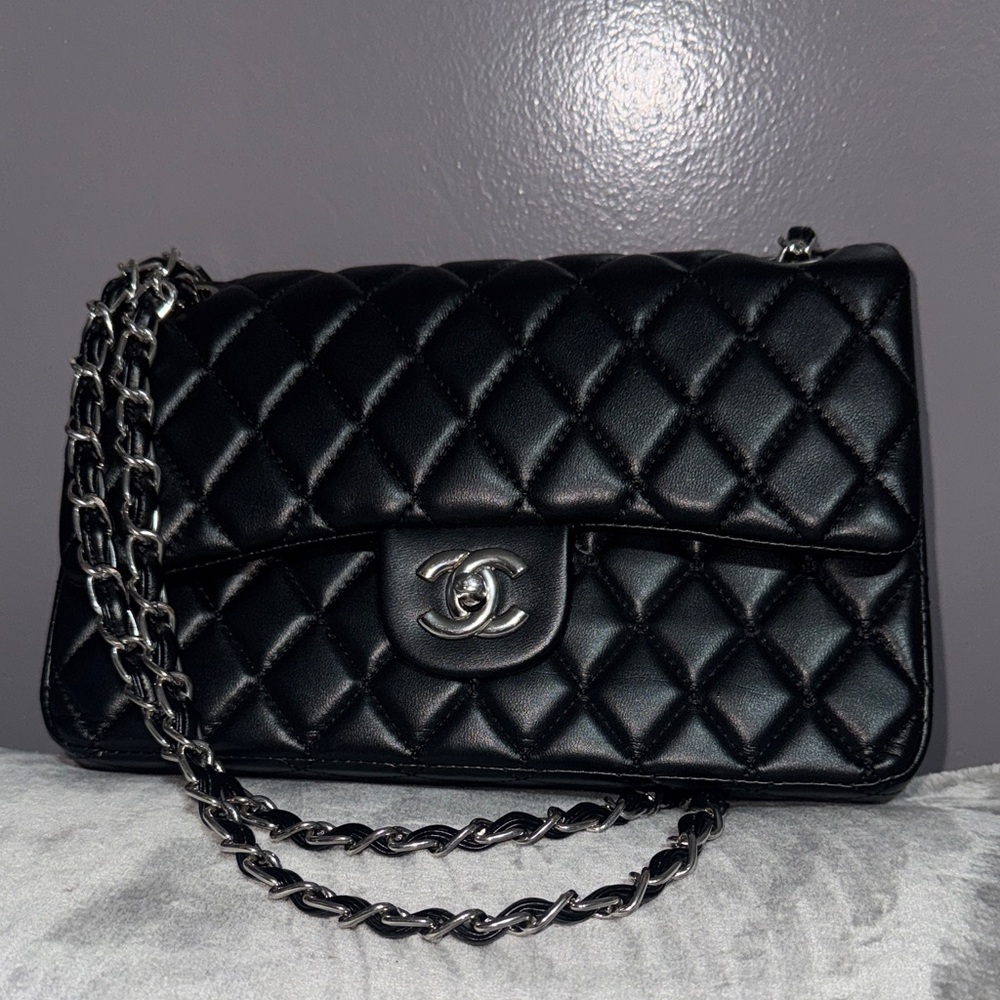 Chanel Classic Black Quilted Shoulder Bag